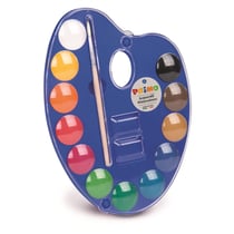 Lot de 14 pastilles - Peinture aquarelle PRIMO - Fine - 12 couleurs