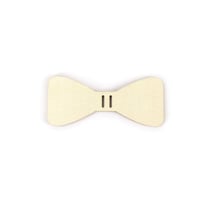 Graine Créative - Noeud papillon en bois à customiser 12 cm