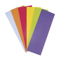 Feuille de cire Kit Printemps, 20x6,5cm, 6 couleurs triées,