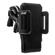 Support Vélo Universel Fixation Guidon Pinces ajustables Rotatif 360° LinQ Noir