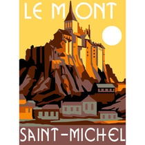 Margot - Canevas Margot Le Mont Saint Michel 40x30cm