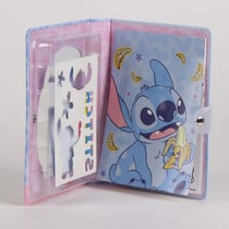 Set Stitch Disney Créatif : Carnet de Coloriage, Stickers, Tampon, Feutres et Pochoir
