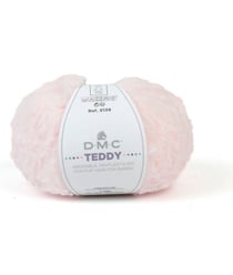Pelote de laine layette TEDDY - DMC 319 Rose