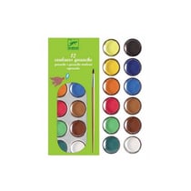 Peinture - palette de 12 couleurs gouache