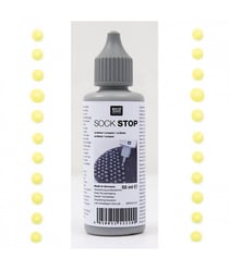 Sock Stop Jaune Fluo Antidérapant pour chaussettes 50 ml - RICO Design Jaune Fluo