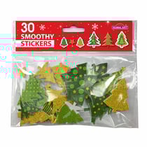 Autocollants mousse EVA - Sapins de Noël