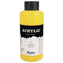 Acrylic, jaune lumineux, Peint.acrylique d'artistes, flacon 75ml