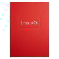 Livre d'or 1M 297x210 - Rouge - Le Dauphin