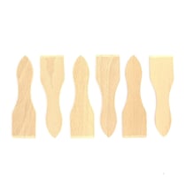 Lot de 6 spatules à raclette en bois Fackelmann Wood Edition
