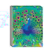 Carnet de notes Paon-paon-pidou - Format pocket - Fermeture aimanté - 75 feuilles - Hirondelles & Cie