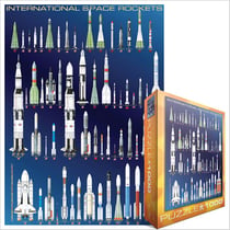 Puzzle 1000 pièces - Fusées spatiales internationales - Eurographics