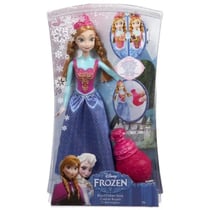 Poupee reine des neiges : anna couleur royale - disney frozen - mattel - bdk32