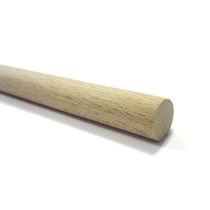 Baguette en bois Tourillon lisse 1 mètre Ø 12 mm 10 pièces