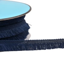 Bobine 25m petite frange 13mm bleu marine