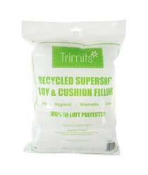 Garnissage Ultra Doux Recyclé pour Jouets et Coussins - Sac de 250 g - Trimits Blanc