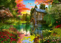 Puzzle 1000 pièces - Le Moulin à Eau - Schmidt Spiele