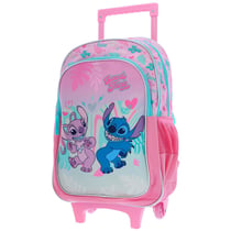 Sac à dos à roulettes Stitch & Angel Love 48 CM 2 compartiments
