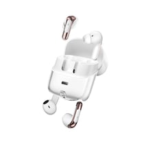 Ecouteurs Bluetooth Sans Fil Stéréo Léger Latence Faible Étanche Gaming Blanc YONIS