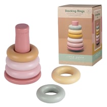 Rubo Toys Anneaux à empiler Rose