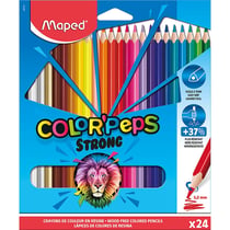 24 crayons de couleur - Ultra résistant - Color'Peps Strong - Maped