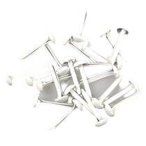 40 Attaches parisiennes rondes couleurs blanches Nellie Snellen