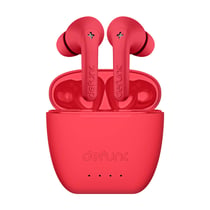 Defunc Écouteurs Sans Fil Intra-auriculaires Autonomie 30h True Audio Rouge