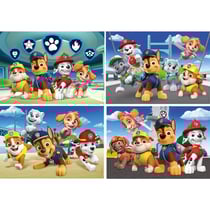 Coffret de 4 puzzles enfant pat patrouillle chien en mission 2 x 20 pieces et 2 x 60 pieces - clementoni - 24801