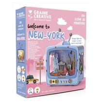 Maquette 3D bois - TV New York - Graine Creative