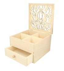 Boîte bijoux 16x16x10 cm - Artemio