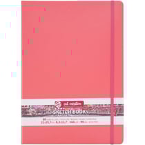 Carnet à croquis / Sketch Book - format A4 (21x29,7cm) - 80 feuilles - 140g - corail - Royal Talens