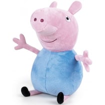 Grande peluche peppa pig : george 60 cm - peluche licence peppa le cochon