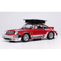 Véhicule miniature de collection - IXO - Porsche 911 SC - Rallye Monte Carlo 1980 - 1/18 - Rouge/Blanc