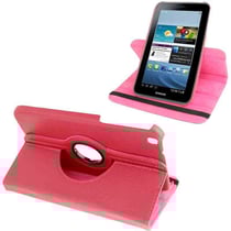 Housse Samsung Galaxy Tab 3 8' Sm T3100 Mode Portrait Paysage Rotation 360° Rose YONIS