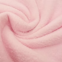Tissu Doudou uni Rose bébé