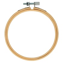 3 anneaux de broderie en bois 10 cm