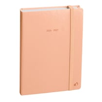 EUROTEXTAGENDA ML Pastel - 12x17 cm - avec élastique - Journalier - 12 mois de août à juillet