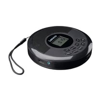 Lenco Discman Rechargeable pour CD et MP3 avec Enceintes Bluetooth Noir
