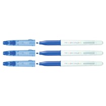 Lot de 3 feutres effaçables pointe moyenne - PILOT - FRIXION COLORS - Bleu