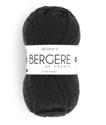 Pelote Merinos 4 - Bergère de France NOIR