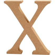 Lettre, X, H : 13 cm, ép. 2 cm, 1 pièce