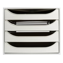 Module de classement Ecobox Office 4 tiroirs - Gris - Exacompta