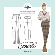 Patron Craftine Pantalon Cannelle - Format Papier