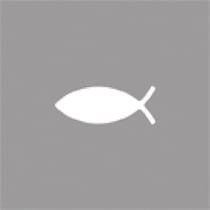 Perforatrice fantaisie: Poisson, 2,54cm, (1''), Blister 1pce.