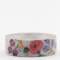 Masking tape - Dentelle fleurs - lace kalocsa - 7 m x 15mm