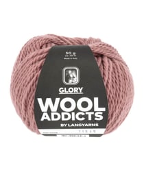 Pelote de Laine Vierge à tricoter GLORY - Wool Addicts 0048 Rose