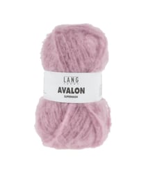 Pelote de laine AVALON – Lang Yarns - Laine mérinos extrafine Superwash - Douceur mystique & tenue structurée 0009 Rose