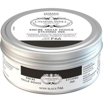 Encre taille douce - Noir - F66 - Pour la gravure - 100% naturelle - Charbonnel - 200ml
