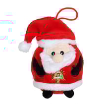 Peluche - Père Noël - Bouille de Noël sonore 13 cm