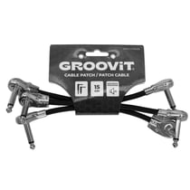 GROOVIT® – Pack de 3 Câbles Patch Ronds 15 cm
