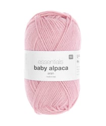 Fil exceptionnel à tricoter Essentials Baby Alpaca & Merino - Rico Design 04 Rose